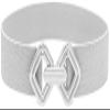 BAOKELAN Wide Elastic Waist Belts for Women Stretchy Skinny Belts with Gold Buckle for Dresses Bling Silver 85cm/34in view 1