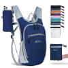 HIGH EXPERIENCE Hiking Backpack 10L/15L Small Daypack Lightweight Packable Travel Foldable Water Resistan for Women Men (Navy Blue, 15L) view 1