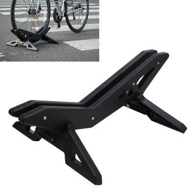 Fabater Floor Stand, Adjustable Floor Parking Rack Stand, Anti Slip Anti Scratch Quick Release Parking Rack for Mountain Road Bike, Indoor Outdoor Stand for