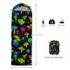 AILONEN Cute Colorful Mushroom Camping Sleeping Bags,Lightweight,Waterproof,3 Season Warm & Cool Weather,Cartoon Mushroom Sleeping Bags for Kids Boys Girls Adults,Traveling,and Outdoors view 3