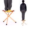 NBLGPXYG Folding Three Legged Stool Portable Camping Stool Mountaineering Tri-Leg Stool Folding Tripod Stool Outdoor Lightweight Fishing Chair Folding Stool(35x30cm) view 3