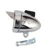 Vintage Bike Headlight Chrome Vintage Lamp Retro Style Bike LED Headlight Night Riding Safety Front Headlight(Silver) view 1