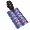 Wrestling-American-Flag-Hipster Travel Luggage Suitcase Labels Id Tags Business Card Holder view 1
