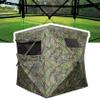 AUSCAMOTEK See Through Ground Blind for Deer Hunting, 2-3 Person Pop-Up Camouflage Blind view 1