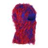 PATIKIL Distressed Balaclava Ski Mask, Balaclava Camo Knitted Face Mask Windproof Full Face Cover for Women Men Outdoor Sports, Sapphire Blue/Red/Purple view 1