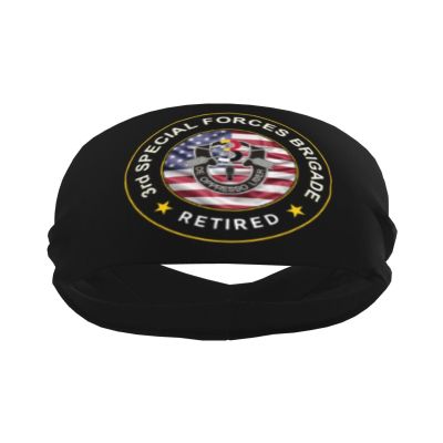 Piguncle US 3rd Special Forces Group Retired 1 Sports Sweatband Defense Zone: Premium Quality Headbands for Active Lifestyles