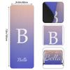 Custom Name Yoga Mat,Personalized Travel Yoga Exercise Mat,Non Slip,Perfect for Kids & Adults,Gradient Color B Series Style 16 view 2