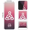 Custom Name Yoga Mat,Personalized Travel Yoga Exercise Mat,Non Slip,Perfect for Kids & Adults,Gradient Color A Series Style 7 view 2