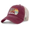 You Don't Scare Me I Have Two Kids Hat Men Humor Tennis Hat for Men Trucker Hat Deep Rose Ball Cap Funny Unique Gifts for Writer view 2
