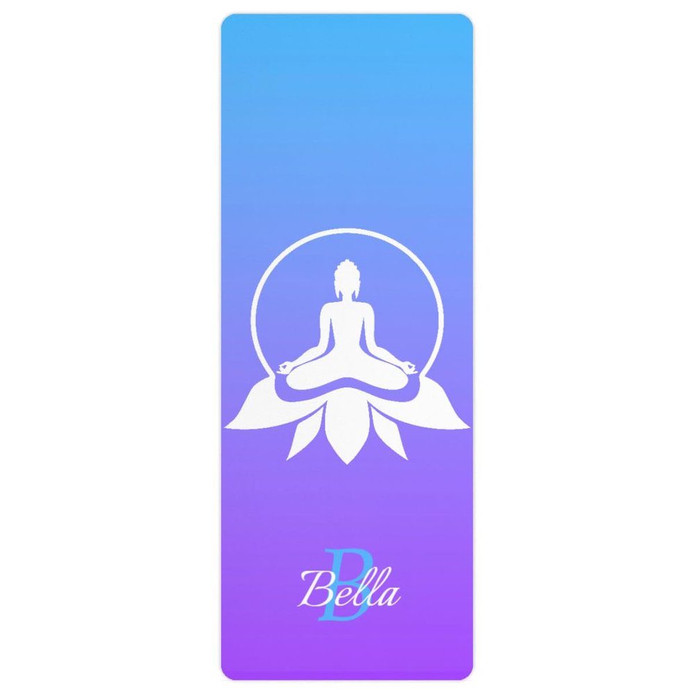 Custom Name Yoga Mat,Personalized Travel Yoga Exercise Mat,Non Slip,Perfect for Kids & Adults,Gradient Color A Series Style 15