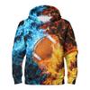 3D Football Novelty Boys Girls Hoodies, Long Sleeve Pullover Sweatshirt with Front Pocket for Kids Teens view 1