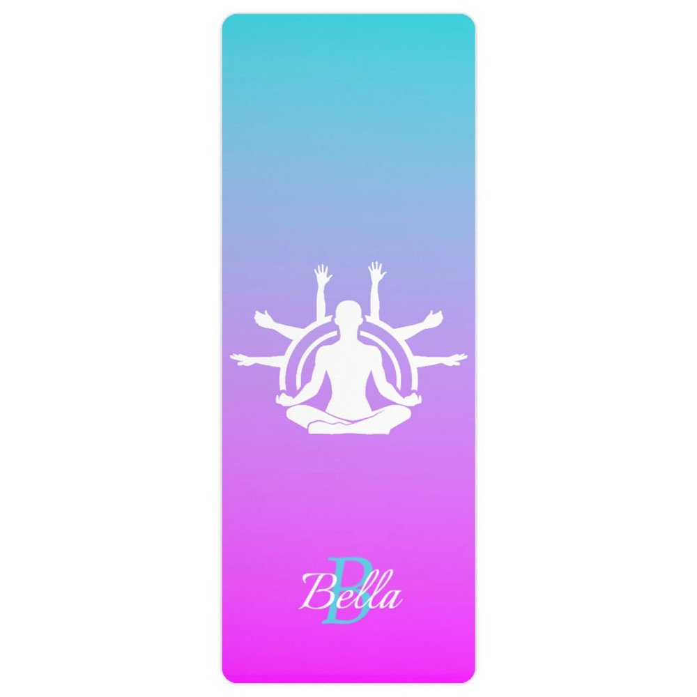 Custom Name Yoga Mat,Personalized Travel Yoga Exercise Mat,Non Slip,Perfect for Kids & Adults,Gradient Color A Series Style 16