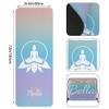Custom Name Yoga Mat,Personalized Travel Yoga Exercise Mat,Non Slip,Perfect for Kids & Adults,Gradient Color A Series Style 1 view 2