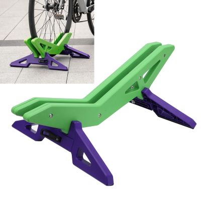 Fabater Floor Stand, Adjustable Floor Parking Rack Stand, Anti Slip Anti Scratch Quick Release Parking Rack for Mountain Road Bike, Indoor Outdoor Stand for
