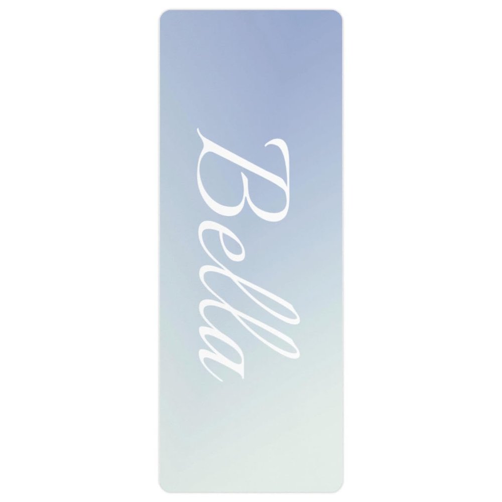 Custom Name Yoga Mat,Personalized Travel Yoga Exercise Mat,Non Slip,Perfect for Kids & Adults,Gradient Color D Series Style 5