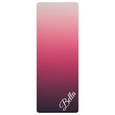 Custom Name Yoga Mat,Personalized Travel Yoga Exercise Mat,Non Slip,Perfect for Kids & Adults,Gradient Color E Series Style 18