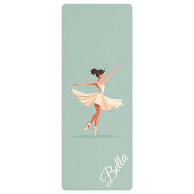 Custom Name Yoga Mat,Personalized Travel Yoga Exercise Mat,Non Slip,Perfect for Kids & Adults,Dance Series Style 3