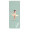 Custom Name Yoga Mat,Personalized Travel Yoga Exercise Mat,Non Slip,Perfect for Kids & Adults,Dance Series Style 3 view 1