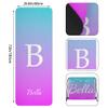 Custom Name Yoga Mat,Personalized Travel Yoga Exercise Mat,Non Slip,Perfect for Kids & Adults,Gradient Color B Series Style 9 view 2