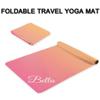Custom Name Yoga Mat,Personalized Travel Yoga Exercise Mat,Non Slip,Perfect for Kids & Adults,Gradient Color E Series Style 21 view 3