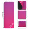 Custom Name Yoga Mat,Personalized Travel Yoga Exercise Mat,Non Slip,Perfect for Kids & Adults,Gradient Color E Series Style 19 view 2