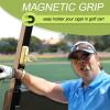 Magnetic Cigar Holder for Golf Cart, Sturdy Aluminum Cigar Holder,Fits 30-60 Ring, Ultimate Golf Accessory. view 3