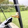 Magnetic Cigar Holder for Golf Cart, Sturdy Aluminum Cigar Holder,Fits 30-60 Ring, Ultimate Golf Accessory. view 4