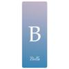 Custom Name Yoga Mat,Personalized Travel Yoga Exercise Mat,Non Slip,Perfect for Kids & Adults,Gradient Color B Series Style 6