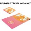 Custom Name Yoga Mat,Personalized Travel Yoga Exercise Mat,Non Slip,Perfect for Kids & Adults,Gradient Color A Series Style 4 view 3