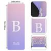 Custom Name Yoga Mat,Personalized Travel Yoga Exercise Mat,Non Slip,Perfect for Kids & Adults,Gradient Color B Series Style 2 view 2
