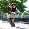 ECOO Inline Skates for Girls and Boys Ages 5-8 8-12 Light up Wheels, Adjustable Size Roller Skates Blades Kids Adult Women Outdoor view 2