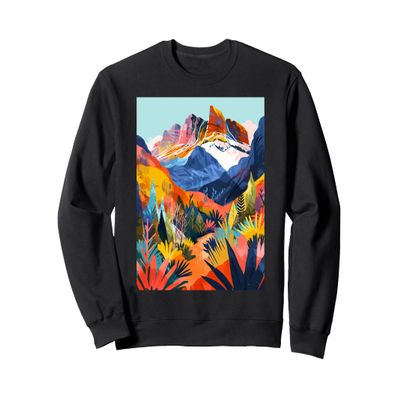 Dolomites Italy Art Sweatshirt