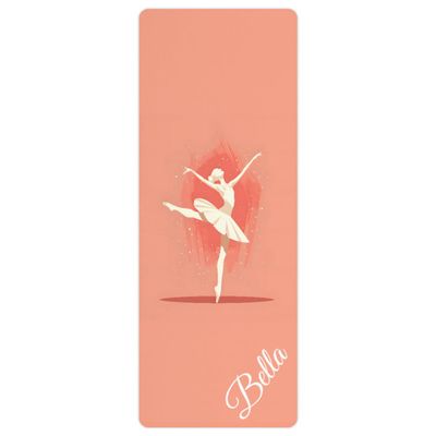 Custom Name Yoga Mat,Personalized Travel Yoga Exercise Mat,Non Slip,Perfect for Kids & Adults,Dance Series Style 18