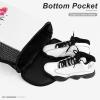 FunnyStar Heart ECG Print Drawstring Backpack Waterproof Sackpack Sports Gym String Bag with Shoes Compartment view 4