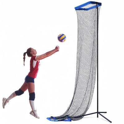Creproly Volleyball Setter Trainer Net Volleyball Training Equipment Practice Equipment Net Angle and Height Adjustment for Indoor and Outdoor Setter Practice