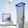 Creproly Volleyball Setter Trainer Net Volleyball Training Equipment Practice Equipment Net Angle and Height Adjustment for Indoor and Outdoor Setter Practice view 4