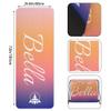 Custom Name Yoga Mat,Personalized Travel Yoga Exercise Mat,Non Slip,Perfect for Kids & Adults,Gradient Color F Series Style 11 view 2