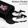 FunnyStar Vintage Guitar British Jack Union Flag Drawstring Backpack Waterproof Sackpack Sports Gym String Bag with Shoes Compartment view 4