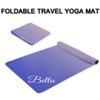Custom Name Yoga Mat,Personalized Travel Yoga Exercise Mat,Non Slip,Perfect for Kids & Adults,Gradient Color E Series Style 16 view 3