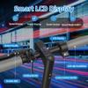 350W Electric Scooter for Adults, Foldable E Scooter with App Control, 19MPH Top Speed, 21 Miles Range, 8.5" Solid Tires, Dual Brakes (Drum + EBS), Phone Holder, 265 lbs Load view 4