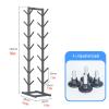 5 7 Tier Snowboard Storage Holder, Ski Rack | Wakeboard Rack, Skateboard Organizer Rack, Home Gym Organize Holder, Standing Metal Snowboard Storage Rack, Floor Display Stand for Garage/Shop(7tier) view 2
