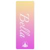 Custom Name Yoga Mat,Personalized Travel Yoga Exercise Mat,Non Slip,Perfect for Kids & Adults,Gradient Color F Series Style 2 view 1
