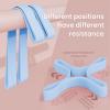 Multiple Resistance Bands Variable Pound 2PCS,2024 New Patent Exercise Bands Different Positions Have Different Resistance High Elasticity Blue B002 view 2