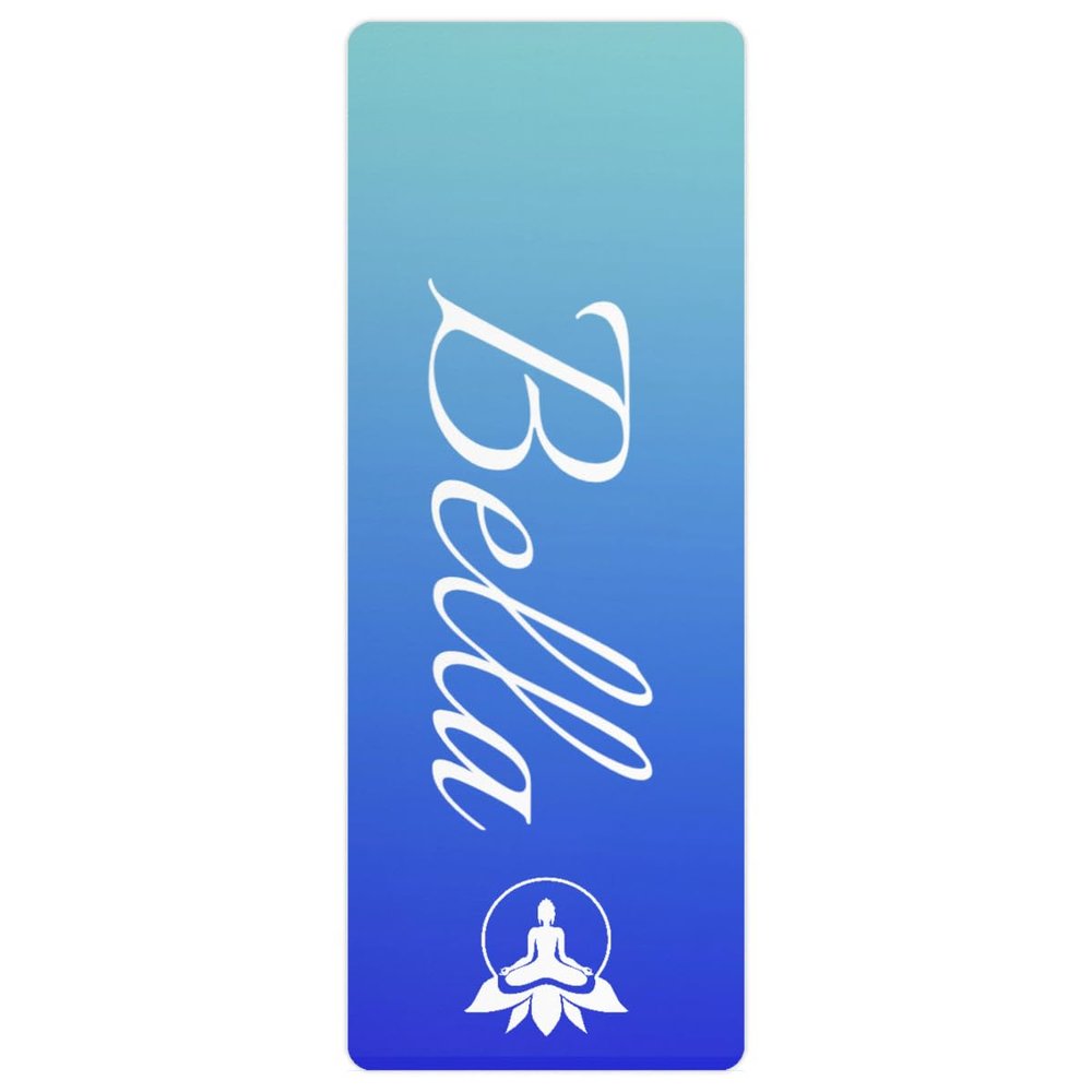 Custom Name Yoga Mat,Personalized Travel Yoga Exercise Mat,Non Slip,Perfect for Kids & Adults,Gradient Color F Series Style 14