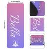 Custom Name Yoga Mat,Personalized Travel Yoga Exercise Mat,Non Slip,Perfect for Kids & Adults,Gradient Color F Series Style 12 view 2