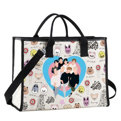 JNIAP K-Pop Stay Tote Bag K-Pop Stay Gifts K Pop Lover Gifts K-Pop Music Shoulder Bag Stay Merchandise (lovestay tote)