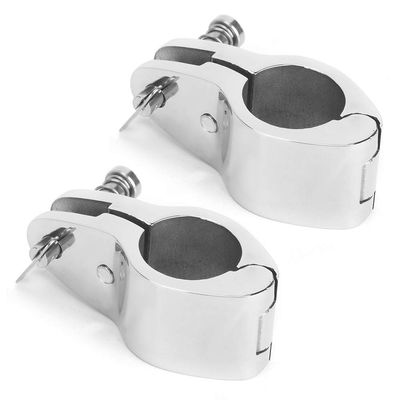 CFTGIW 2pcs Marine Jaw Slide Stainless Steel Marine Top Jaw Slide Hinge Awning Boat Pins and Cam Clamps for Marine Boat Yacht 25mm (25MM)
