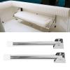 CFTGIW 1 Pair Seat Support Swing Leg for Foldable Boat Bench Stainless Steel Enhanced Stability Boat Seat Support Bracket Leg Boat Bench Seat Support Swing Leg view 2