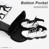 Cool Fencing Sports Drawstring Backpack Waterproof Sackpack Sports Gym String Bag with Shoes Compartment view 4