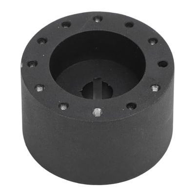 CFTGIW Boat Steering Wheel Hub Adapter, Metal, 3/4 Inch Keyway, 5mm Screw Holes, Compatible with Standard 6 Hole Wheels, Universal Fit for Boats